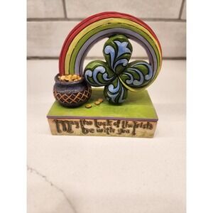 Jim Shore "May Irish Luck Be With You" #4031210 Rainbow Pot of Gold Figure 2012